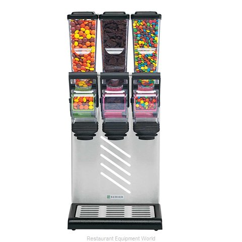 Server Products 88930, Double 1.5L CerealServ Wall Mount Cereal Dispenser