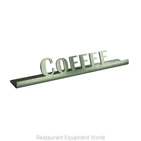 Service Ideas 1C-BF-COFFEE-SIGN Tabletop Sign, Tent / Card