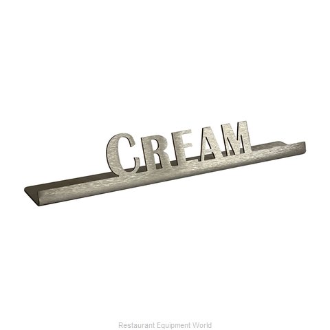 Service Ideas 1C-BF-CREAM-SIGN Tabletop Sign, Tent / Card