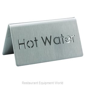 Service Ideas 1C-BF-HOTWATER-MOD Beverage Sign