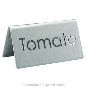 Service Ideas 1C-BF-TOMATO-MOD Beverage Sign