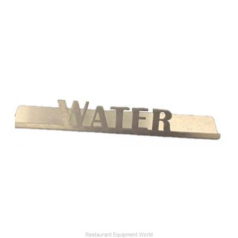 Service Ideas 1C-BF-WATER-SIGN Tabletop Sign, Tent / Card