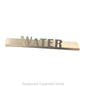 Service Ideas 1C-BF-WATER-SIGN Tabletop Sign, Tent / Card