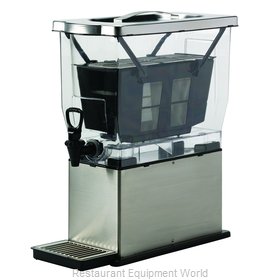 Service Ideas CBDRP3BL Beverage Dispenser Round Plastic 3 Gal