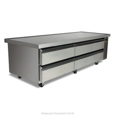 Silver King SKRCB84H/C10 High Capacity Hvy-Duty Refrigerated Chef Base