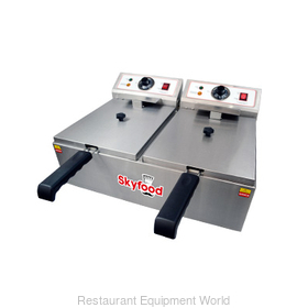 ELECTRIC FRYER - COUNTERTOP DOUBLE WELL