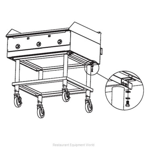 Southbend HDCS-24 Equipment Stand, for Countertop Cooking