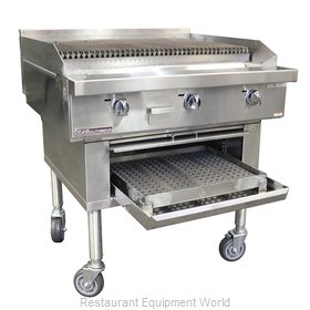 Southbend P36W-CCC Charbroiler, Wood Burning