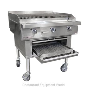 Southbend P48W-CCCC Charbroiler, Wood Burning