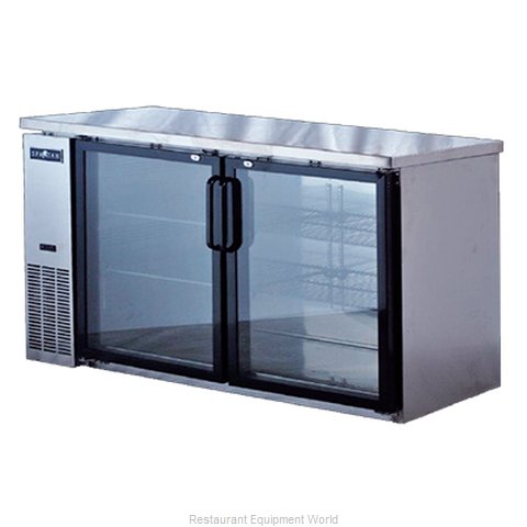 Spartan Refrigeration SSGBB-60 Back Bar Cabinet, Refrigerated