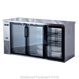 Spartan Refrigeration SSGBB-72 Back Bar Cabinet, Refrigerated