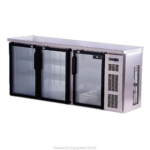 Spartan Refrigeration SSGBB-79-SL Back Bar Cabinet, Refrigerated