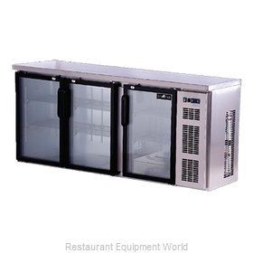 Spartan Refrigeration SSGBB-79-SL Back Bar Cabinet, Refrigerated