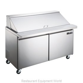 Spartan Refrigeration SST-48-18 Refrigerated Counter, Mega Top Sandwich / Salad
