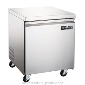 Spartan Refrigeration SUF-27 Freezer, Undercounter, Reach-In