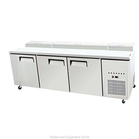Saturn FBPT93 Pizza Prep Table Refrigerated