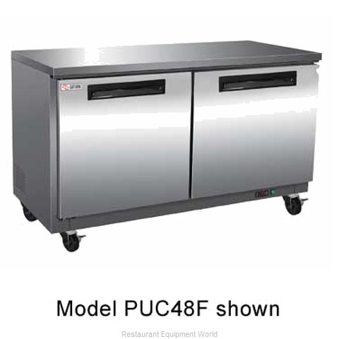 Saturn PUC48F Reach-In Undercounter Freezer 2 section