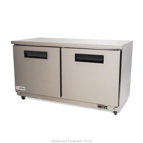 Saturn PUC60F Reach-In Undercounter Freezer 2 section