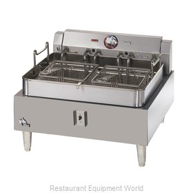 Freidora Eléctrica Profunda Mesa Profesional Restaurante Cocina Freidora  Con Cesta – Yaxa Store