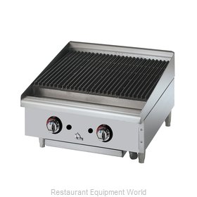 Star 6024CBF Charbroiler, Gas, Countertop