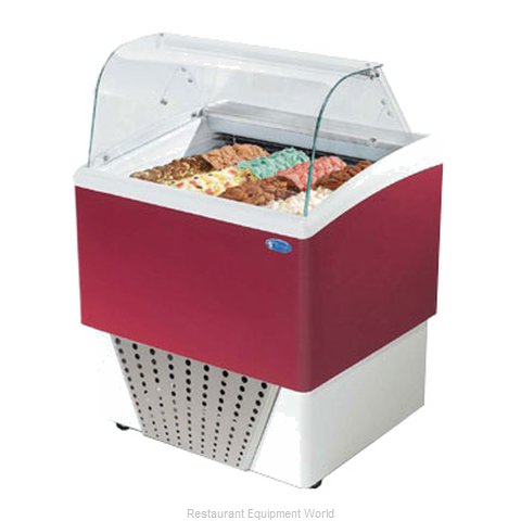 Stoelting BRIO 4+4-302 Display Case Gelato Ice Cream Dipping Cabinet