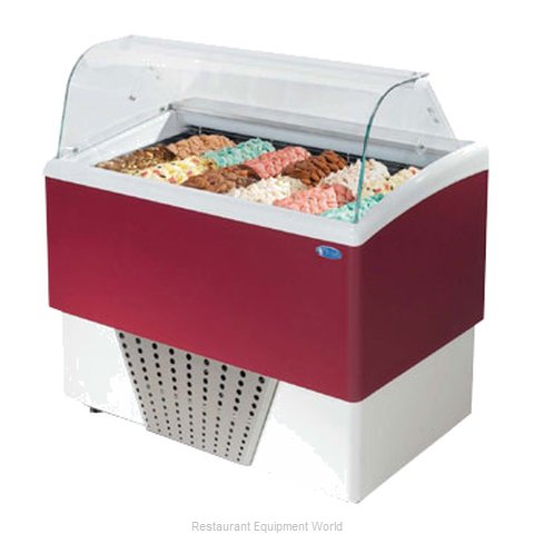 Stoelting BRIO 6+6-302 Display Case Gelato Ice Cream Dipping Cabinet