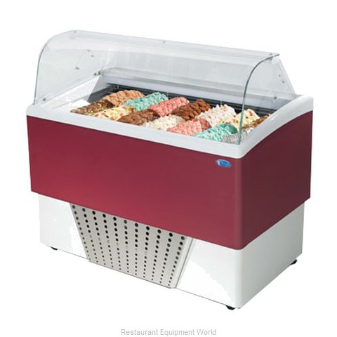 Stoelting BRIO 7+7-302 Display Case Gelato Ice Cream Dipping Cabinet