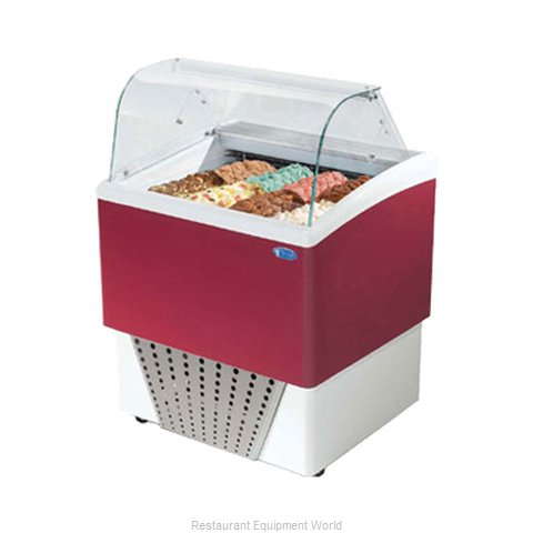 Stoelting CD-BR44-302-WP Display Case, Dipping, Gelato (Magnified)