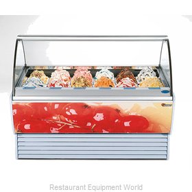 Stoelting SPRINT 18 WITH O-38 Display Case Gelato Ice Cream Dipping Cabinet