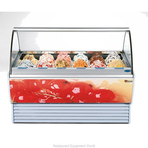 Stoelting SPRINT 18 WITH O302 Display Case Gelato Ice Cream Dipping Cabinet