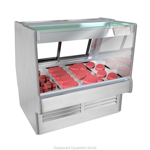 Structural Concepts GMGV5 Display Case, Red Meat Deli