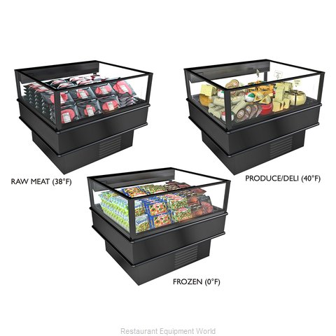 Structural Concepts MI44RF Merchandiser, Open Refrigerated Display