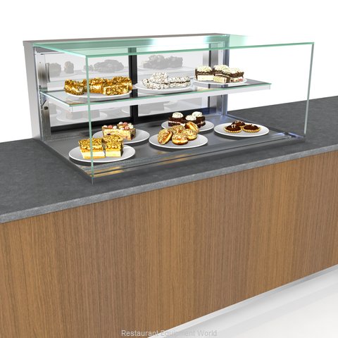 Structural Concepts NE3620DSV Display Case, Non-Refrigerated, Slide In Counter