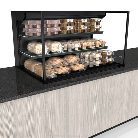 Structural Concepts NE3627DSSV Display Case, Non-Refrigerated, Slide In Counter (Magnified)