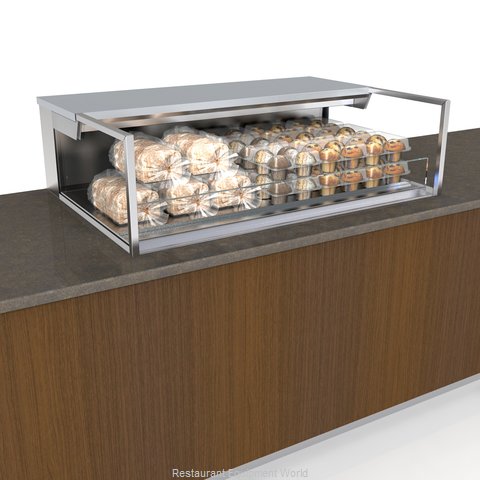 Structural Concepts NE4813DSSV Display Case, Non-Refrigerated, Slide In Counter