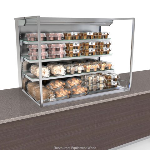 Structural Concepts NE4835DSSV Display Case, Non-Refrigerated, Slide In Counter