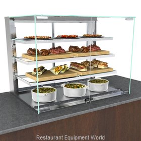 Structural Concepts NE4835HSV Display Case, Heated, Slide In Counter