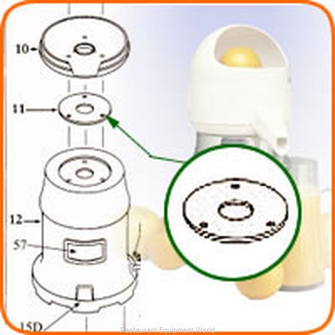 Sunkist 11 Juicer, Parts & Accessories