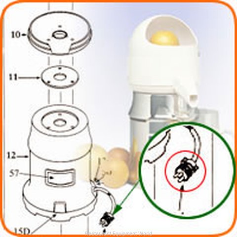 Sunkist 14 Juicer, Parts & Accessories
