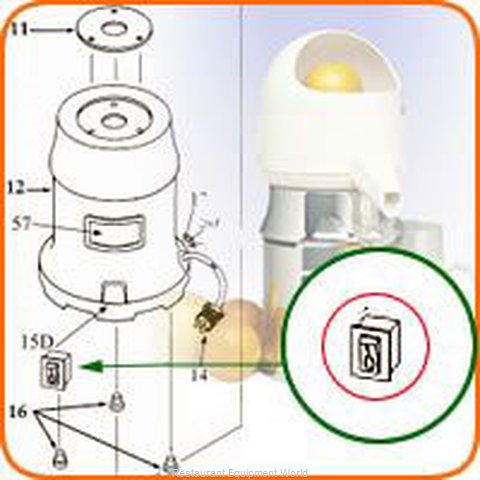 Sunkist 15D Juicer, Parts & Accessories