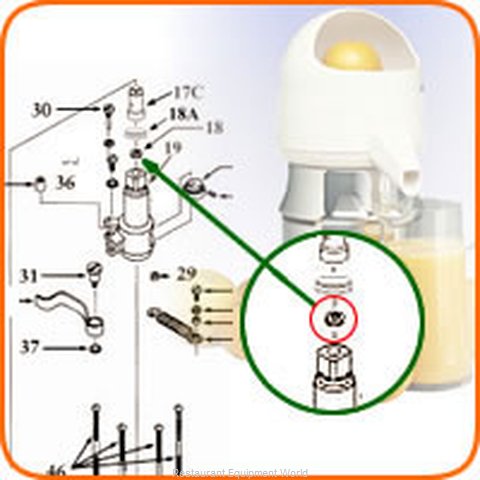 Sunkist 18 Juicer, Parts & Accessories