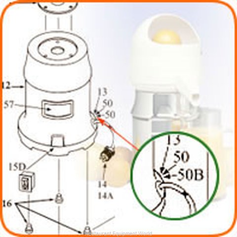 Sunkist 50B Juicer, Parts & Accessories