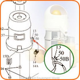 Sunkist 50B Juicer, Parts & Accessories