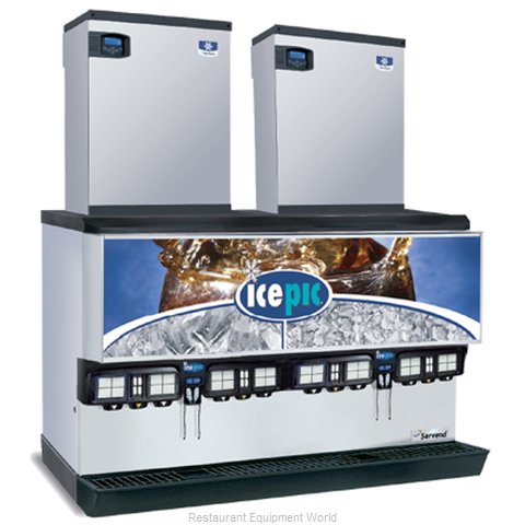 SerVend FRP-500 ICE/FLAV Soda Ice & Beverage Dispenser