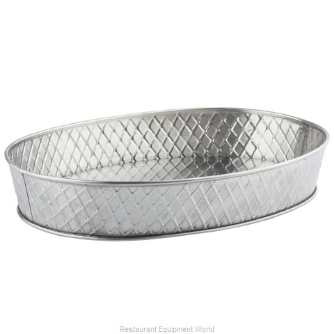 Tablecraft 10037 Platter, Stainless Steel