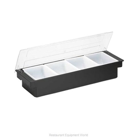 Tablecraft Black Plastic Bar Caddy Organizer 101