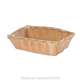 Tablecraft 1172W Bread Basket / Crate