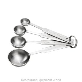 Tablecraft 727 3-Piece Stainless Steel Extra-Large Measuring Spoon Set