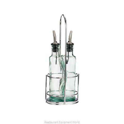 Tablecraft 918R Oil & Vinegar Cruet, Rack