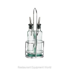 Tablecraft 918R Oil & Vinegar Cruet, Rack